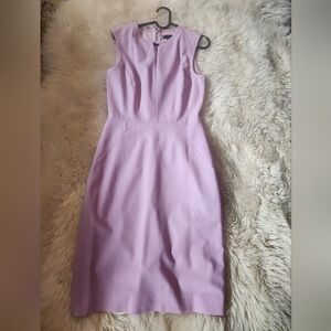 J. Crew V-Neck Suiting Dress, Size 2T Lavender